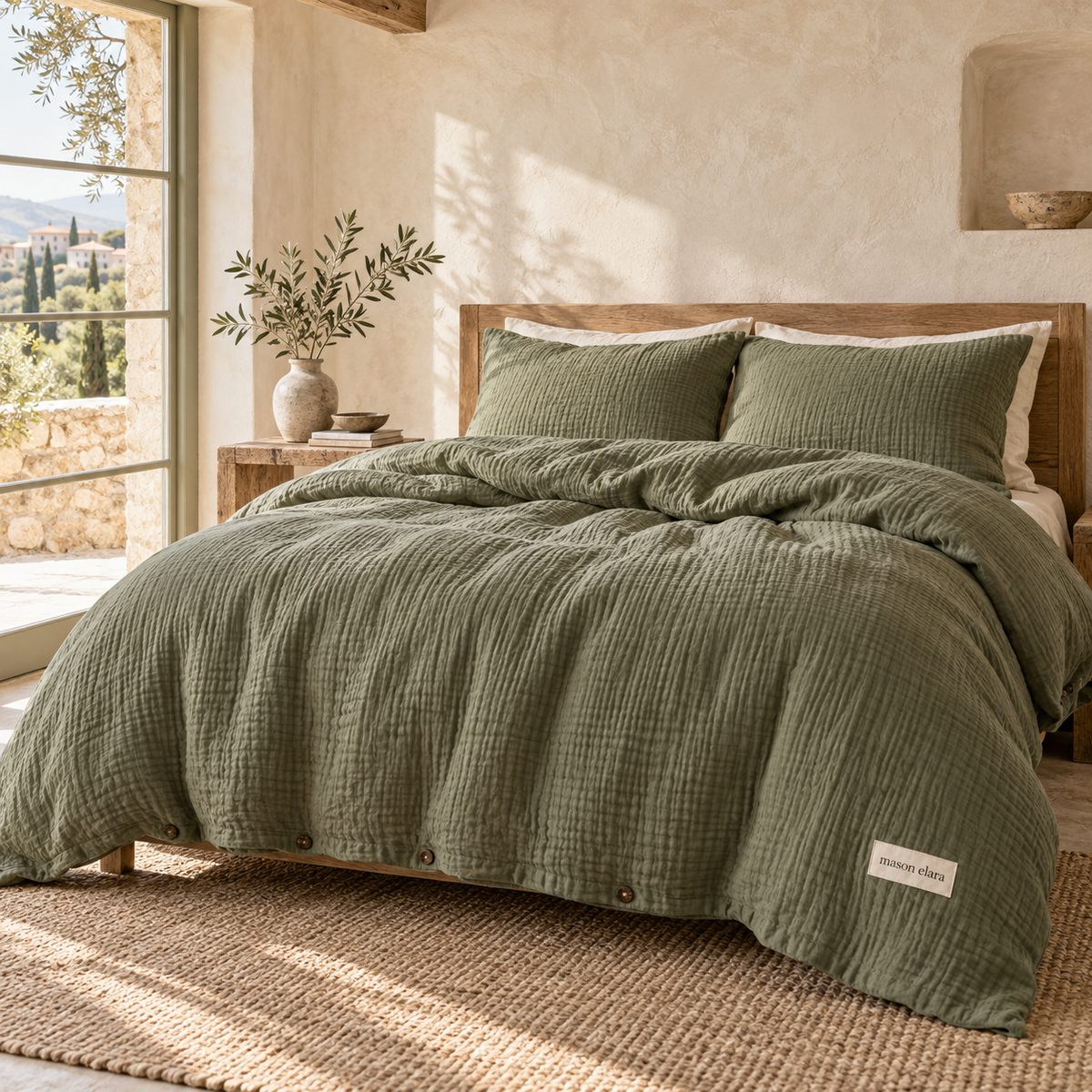 Provence Gauze Bedding Set