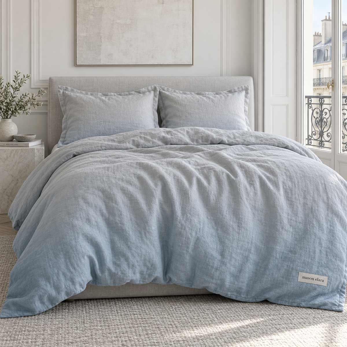 Ciel Ombre Linen Bedding