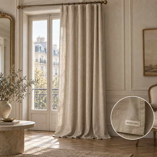 Marais Washed Linen Drape