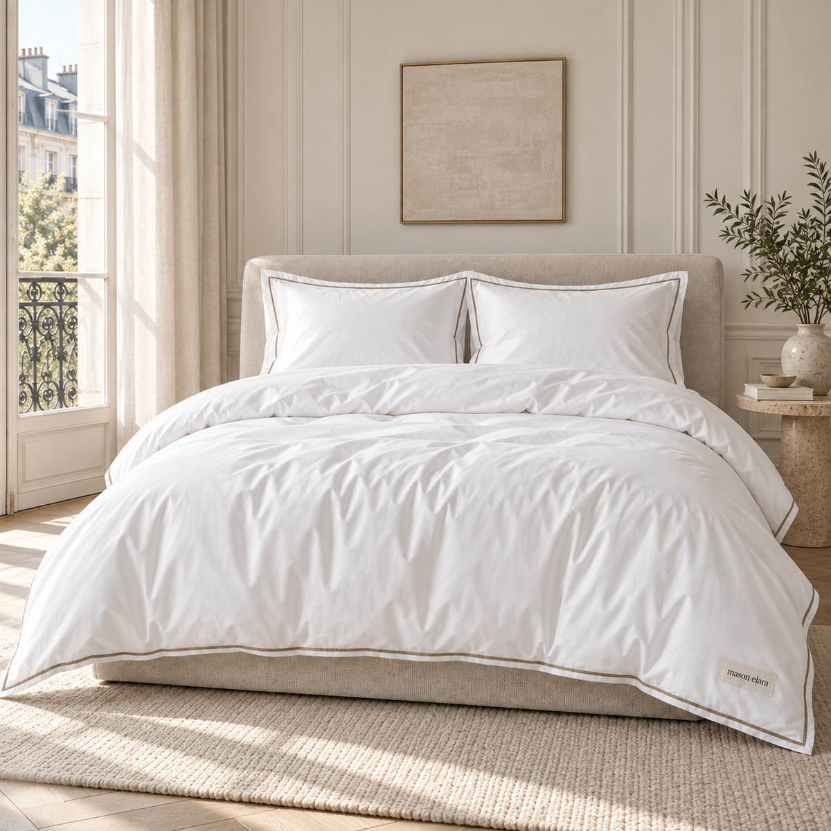Lumiere Percale Duvet Set