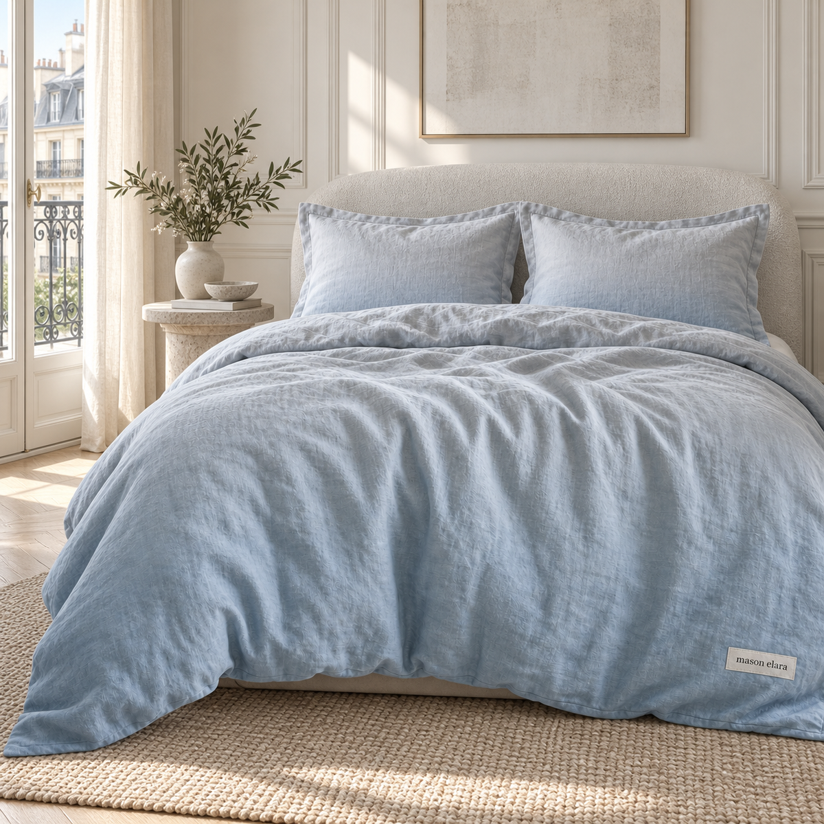Ciel Ombre Linen Bedding