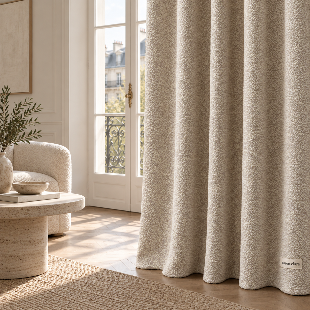 Serein Boucle Blackout Curtain