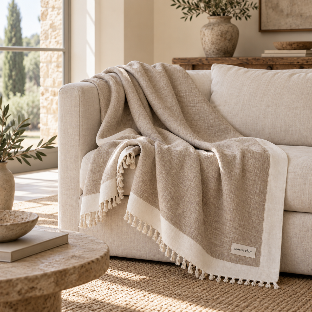 Camargue Linen Throw