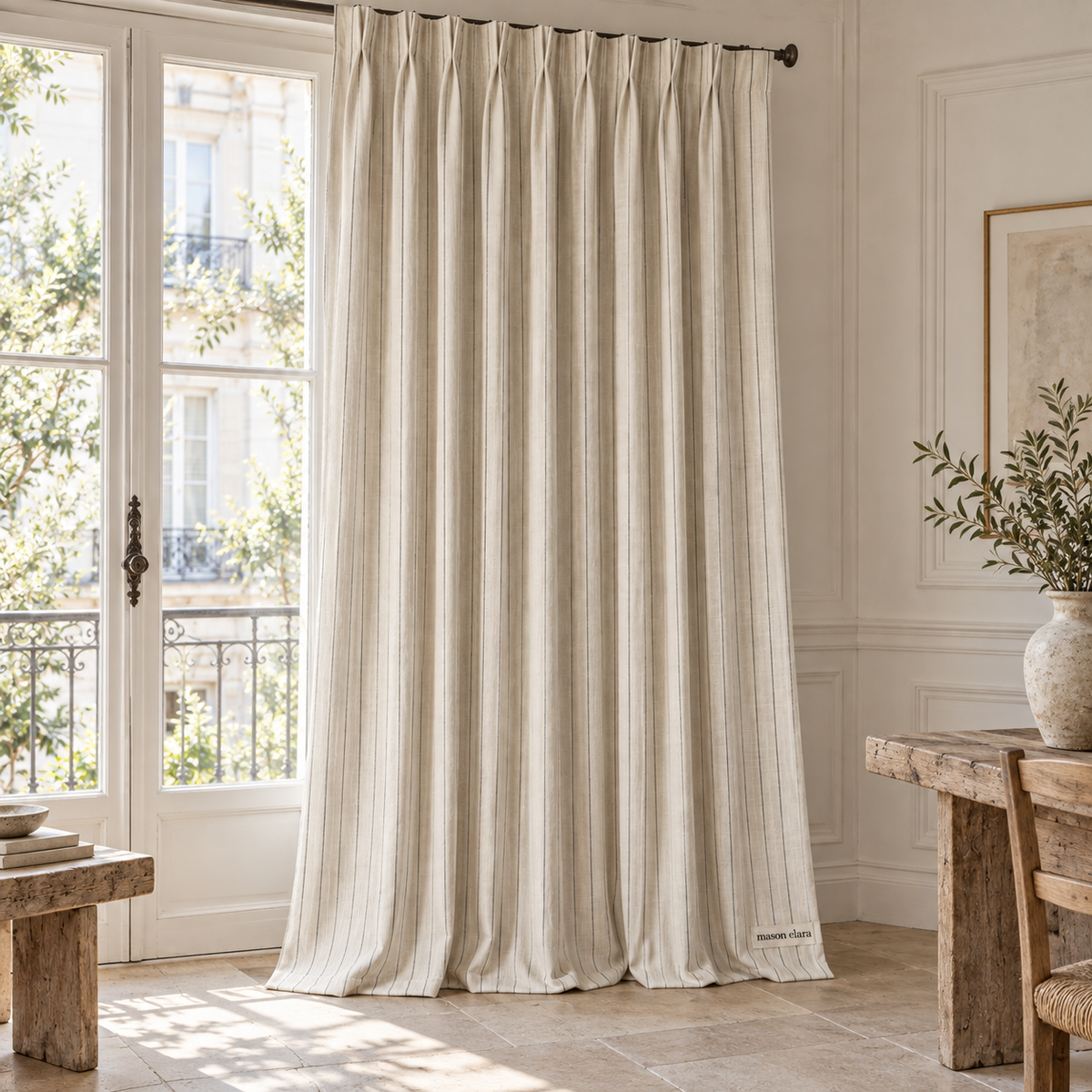 Montmartre Pinstripe Curtain