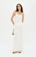 White Strappy Top & Maxi Dress Set