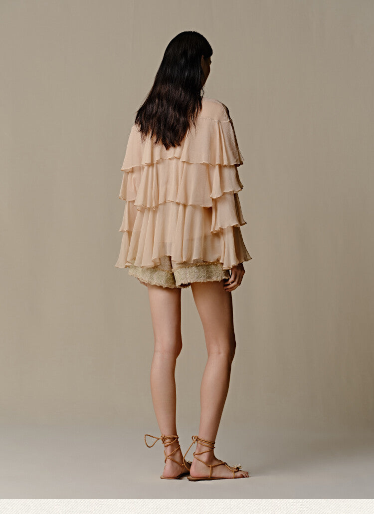 Flowy Chiffon Blouse Versatile