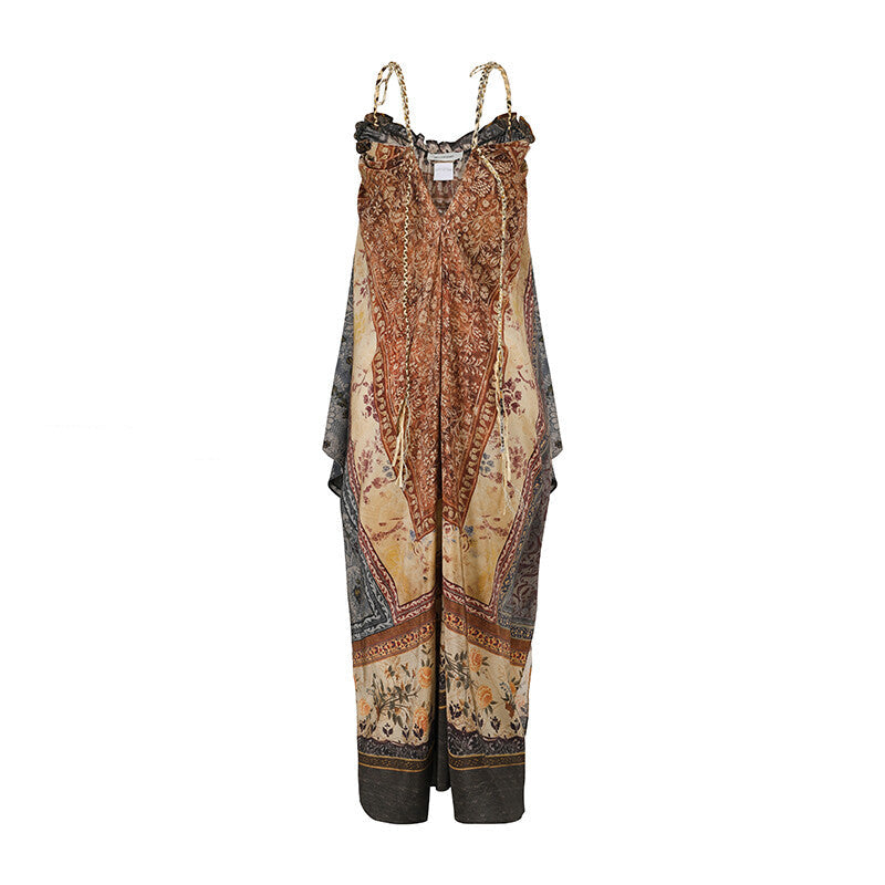 Ancient Maxi Boho Print Dress