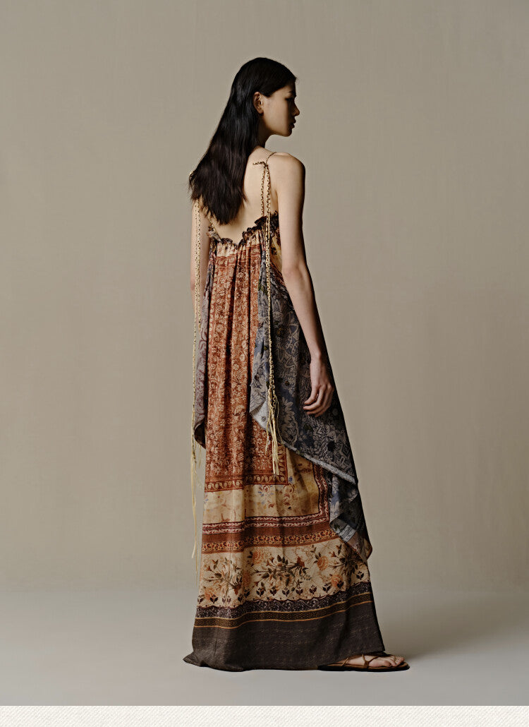 Ancient Maxi Boho Print Dress