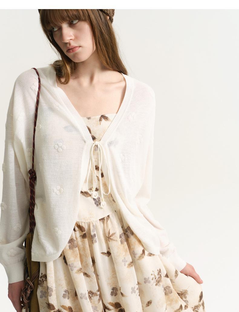New Maxi Boho Dress with leaves Print