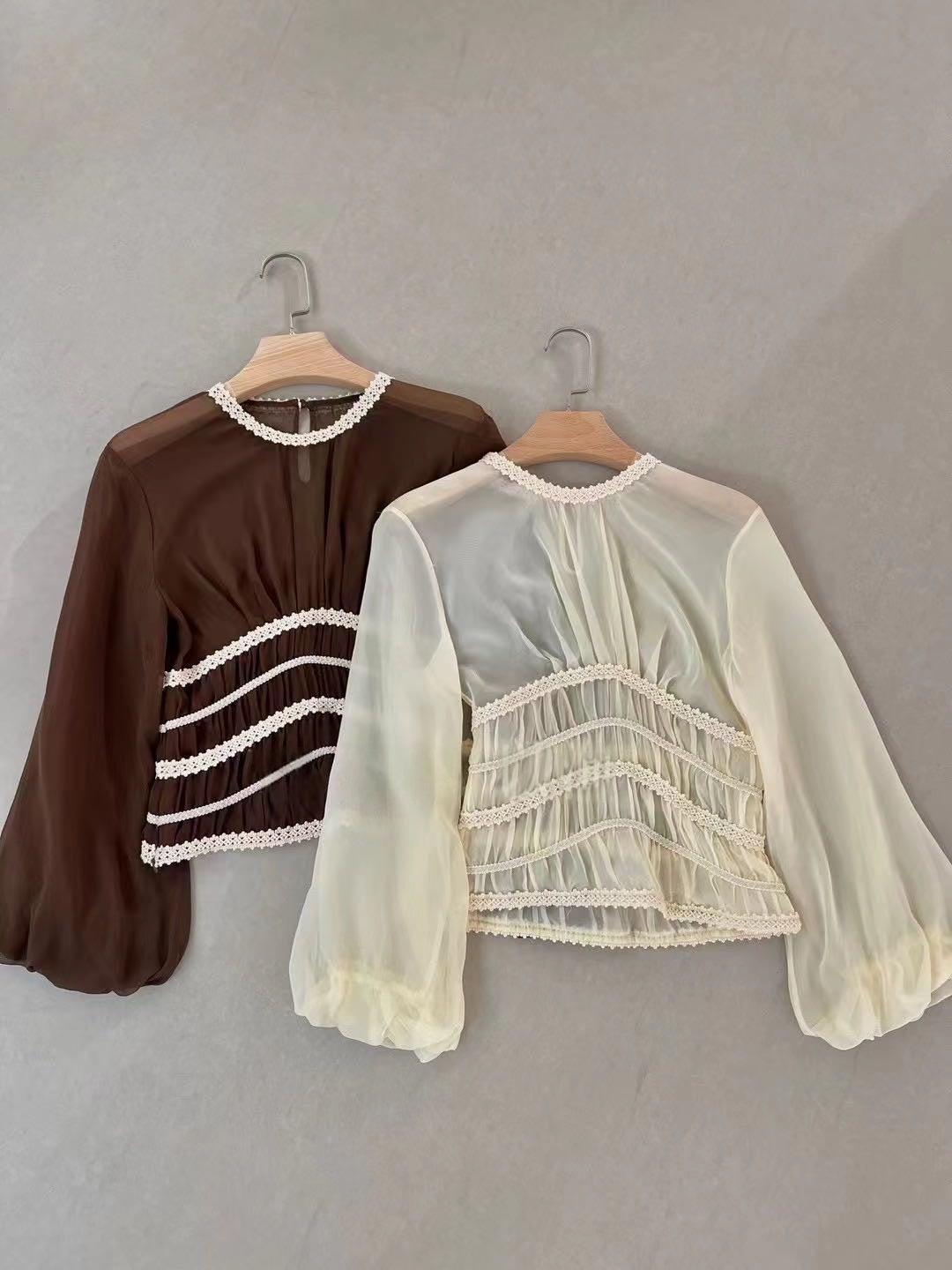 2025 MAY BOHO CHIFFON TOP