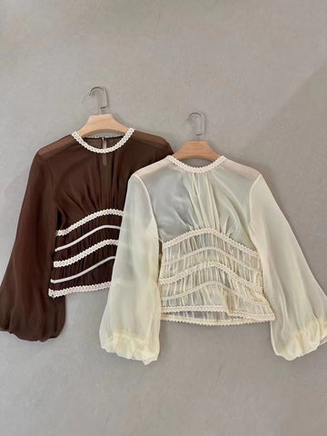 2025 MAY BOHO CHIFFON TOP