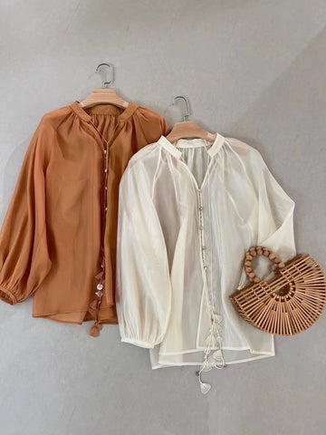 2025 MAY CHIFFON BLOUSE