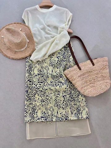 2025 MAY BOHO SKIRT SET