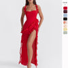 2025 NEW French Chic Summer Maxi Dress Edgy Flair