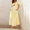 Luxe Sheer Maxi Dress Spring 2025 Sexy Escape