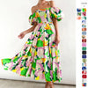 2025 NEW Summer Chic Puff Sleeve Slim Fit Maxi Dress