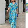 2025 NEW Summer Chic HighWaisted Printed Maxi Dress