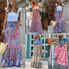 2025 NEW Summer Street Chic Printed Maxi  Midi Skirts