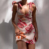 2025 NEW Sexy Summer Print Mini Dress Global Chic 