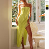 2025 European Summer Sexy Halter Dress with Flair