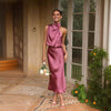 2025 NEW Sleek Satin Dress Summer Chic Effortless Elegance