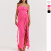 2025 European Summer Sexy Ruffle Dress