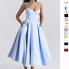 2025 NEW European Princess Dress Summer Chiffon DoubleLayered Elegance