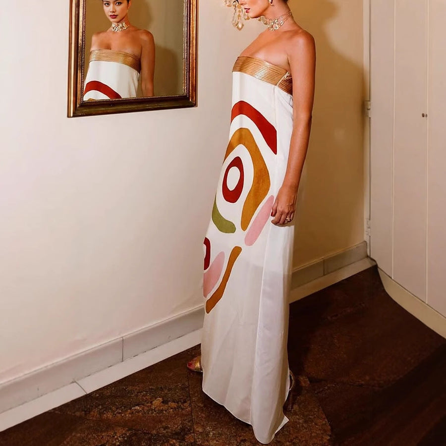 2025 NEW Luxe Satin Dress Summer Chic Global Style