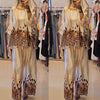 2025 NEW Global Fashion Set Chic Print Top  Pants