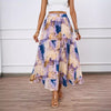 2025 Elegant European Style Summer Pleated Midi Skirt