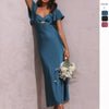 2025 NEW Elegant Womens Solid Color Maxi Dress 