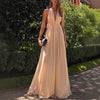 2025 NEW Summer Deep V Maxi Dress Elegant  Backless