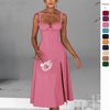 2025 Chic SpringSummer Dress Strappy Slit  Stunning