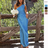 2025 NEW Elegant Summer Satin Dress Chic  Sexy