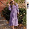 Autumn Chic Retro French Elegant Dress 2025