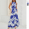 2025 Summer Print Dress Sexy Slim  Stylish