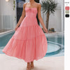 2025 NEW European  American Maxi Dress Sexy Chic  Flowing