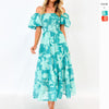 Summer 2025 Ruffle Print Dress Chic Global Style 