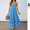 NEW Elegant Summer Dress Lace Empire Waist Flowing Skirt
