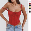 2025 NEW LaceTrimmed TieUp Cami Hot Summer Nights