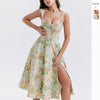 2025 NEW European Chic Sexy Slimming Floral Dress  Spring 