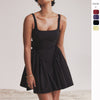 2025 Elegant French Chic Sleeveless Dress with Bow
